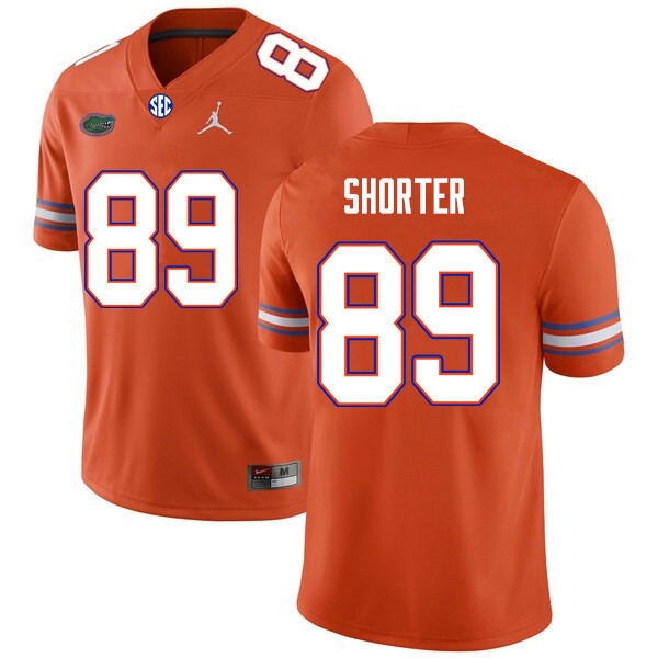 Men #89 Justin Shorter Florida Gators College Football Jerseys Sale-Orange